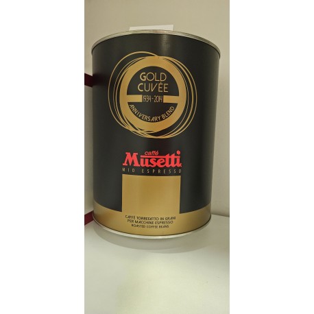 MUSETTI кафе на зърна gold cuvee бункер 2 кг.