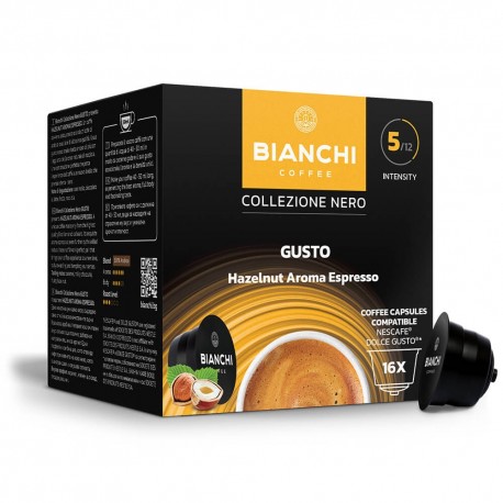 Кафе на капсули Bianchi  Nero Gusto Hazelnut Aroma  16 бр