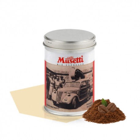 Мляно кафе MUSETTI 100 % Аrabika 125 гр. метална кутия